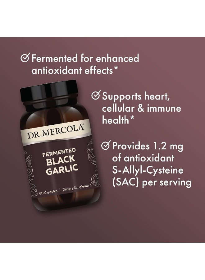 Dr. Mercola - Black Garlic, 30 Servings - (60 Capsules) - Image 4